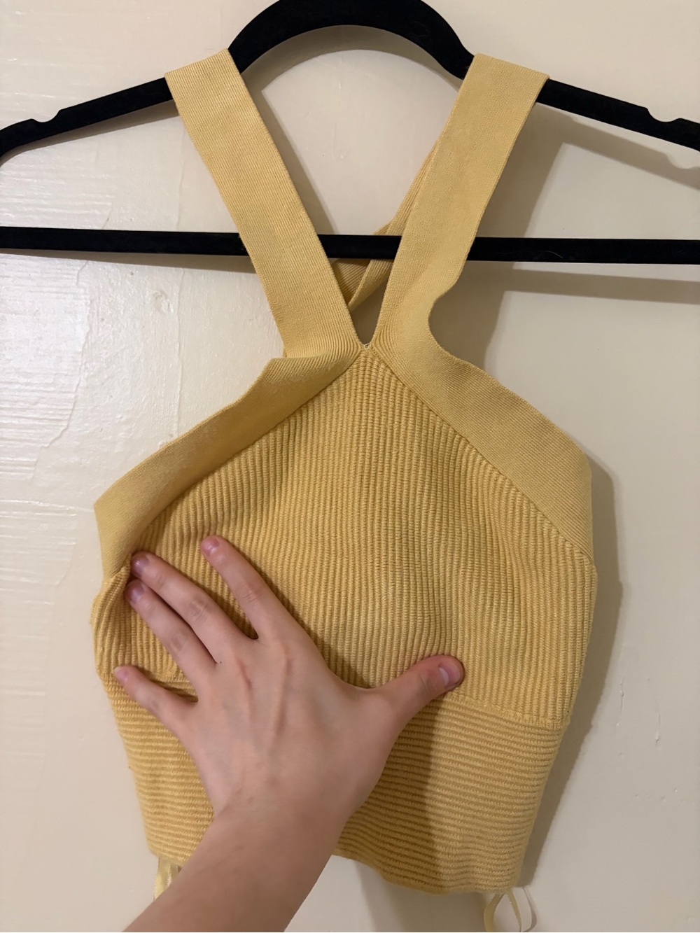 Abercrombie & Fitch Mustard Yellow Women's Top